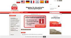 Desktop Screenshot of de.yourpoland.pl